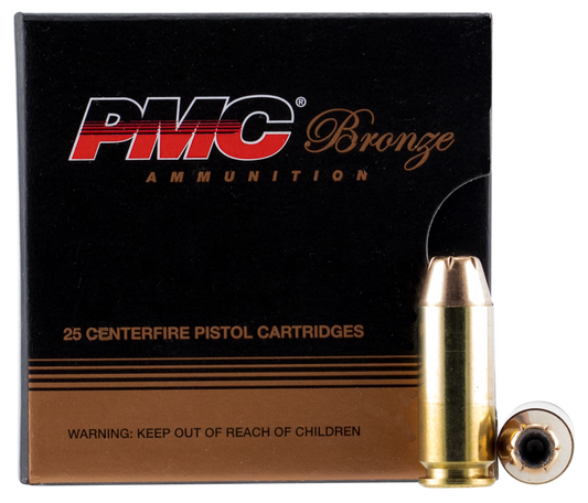 PMC 10B Bronze 10mm Auto 170 gr Jacket Hollow Point 25 Round Box